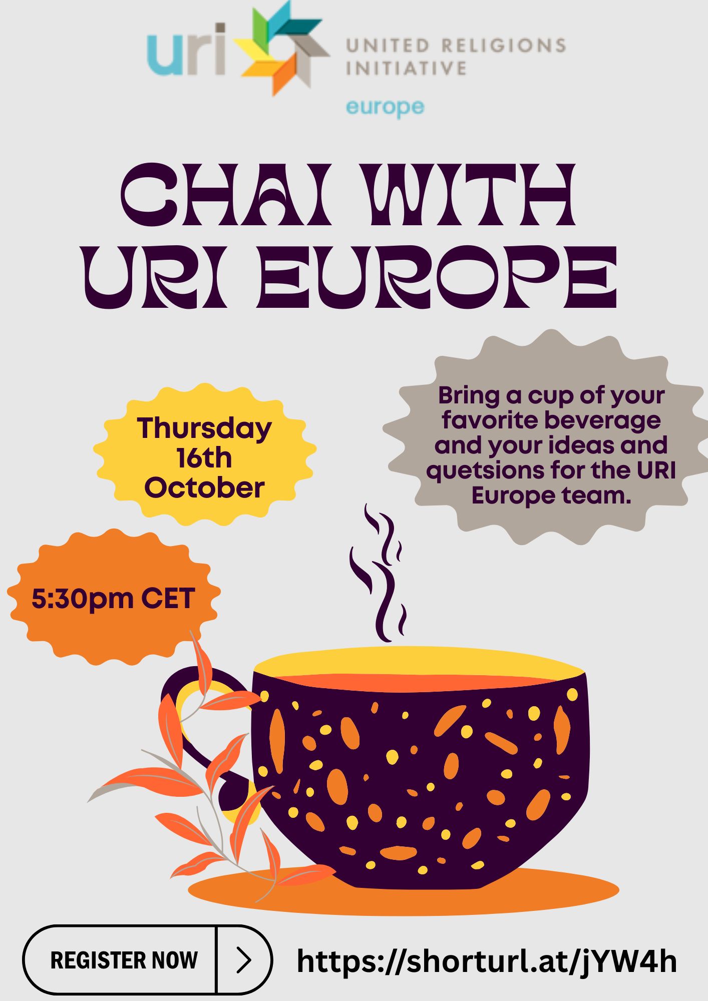 Chai with URIE 16th October