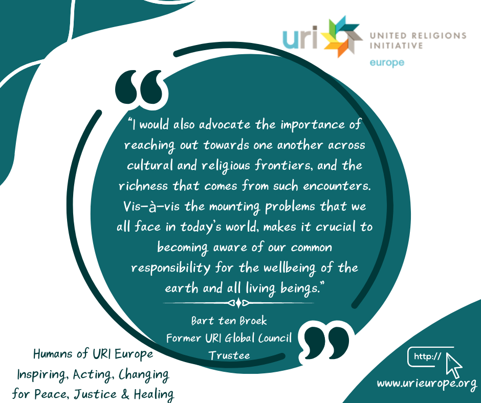 Humans of URI Europe Bart ten Broek quote