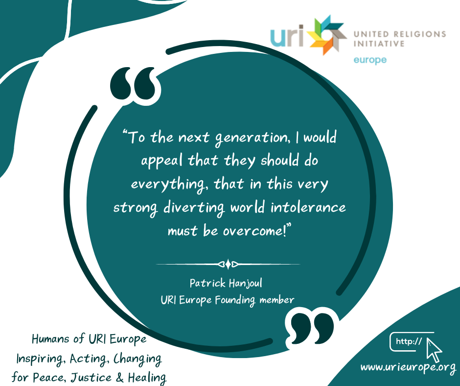 Humans of URI Europe Patrick Hanjoul quote