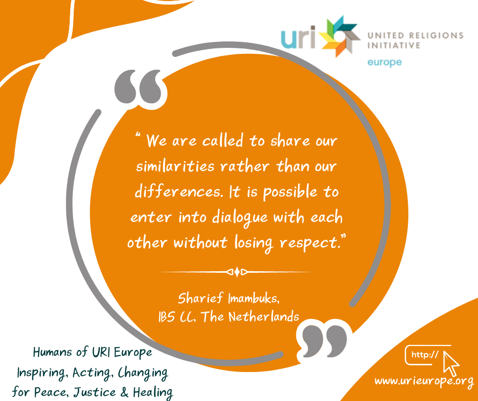 Humans of URI Europe Sharief Imambuks IBS CC quote