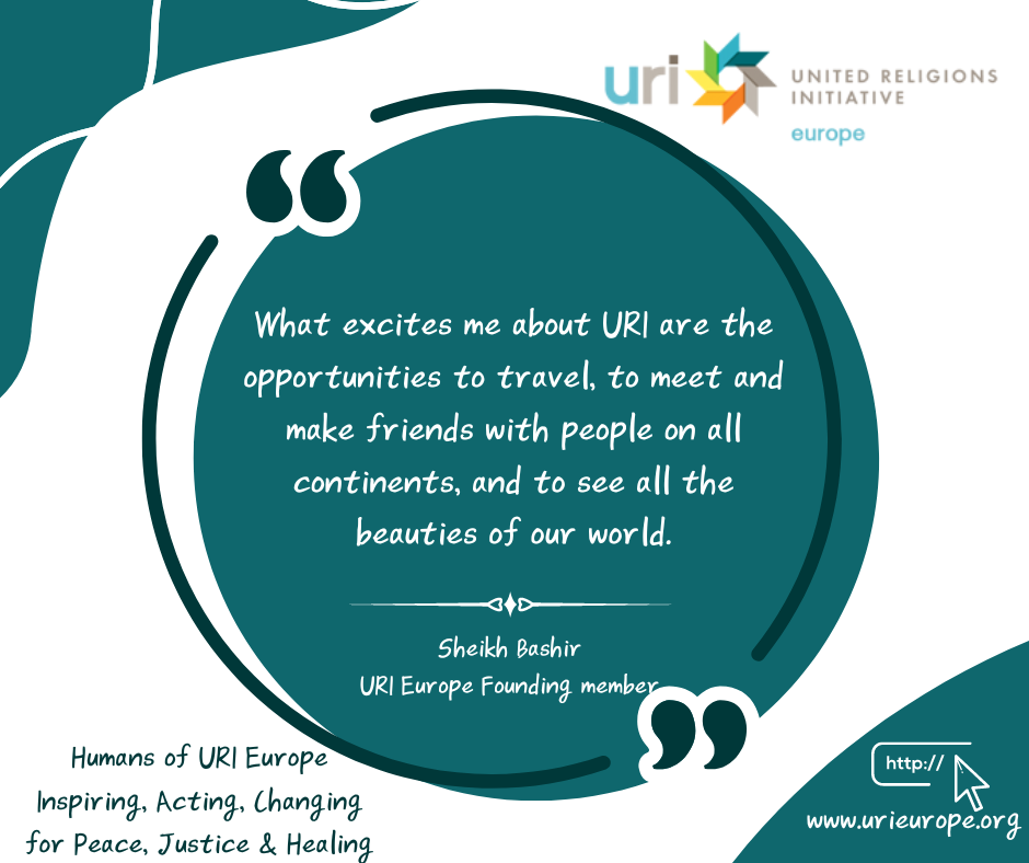 Humans of URI Europe Sheikh Bashir quote
