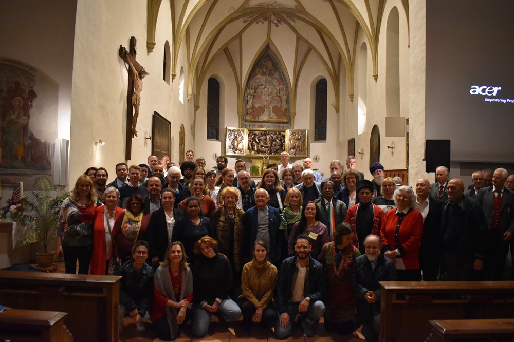 URIE Assembly group photo in church after concert 
