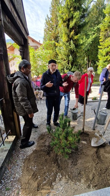 URIE Assembly planting tree